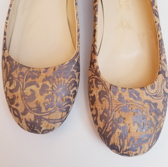Marchez Vous Natural Cork Flats, Size - Picture 3 of 10
